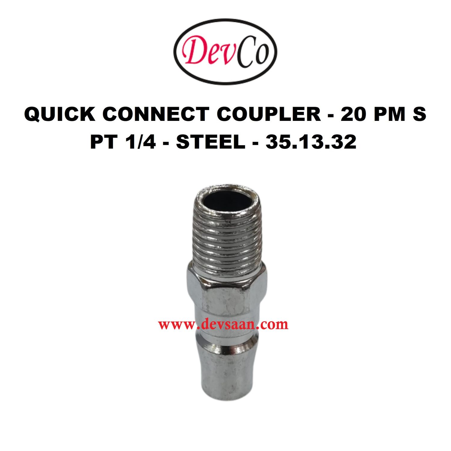 20 PM S Quick Connect Coupler - PT 1/4