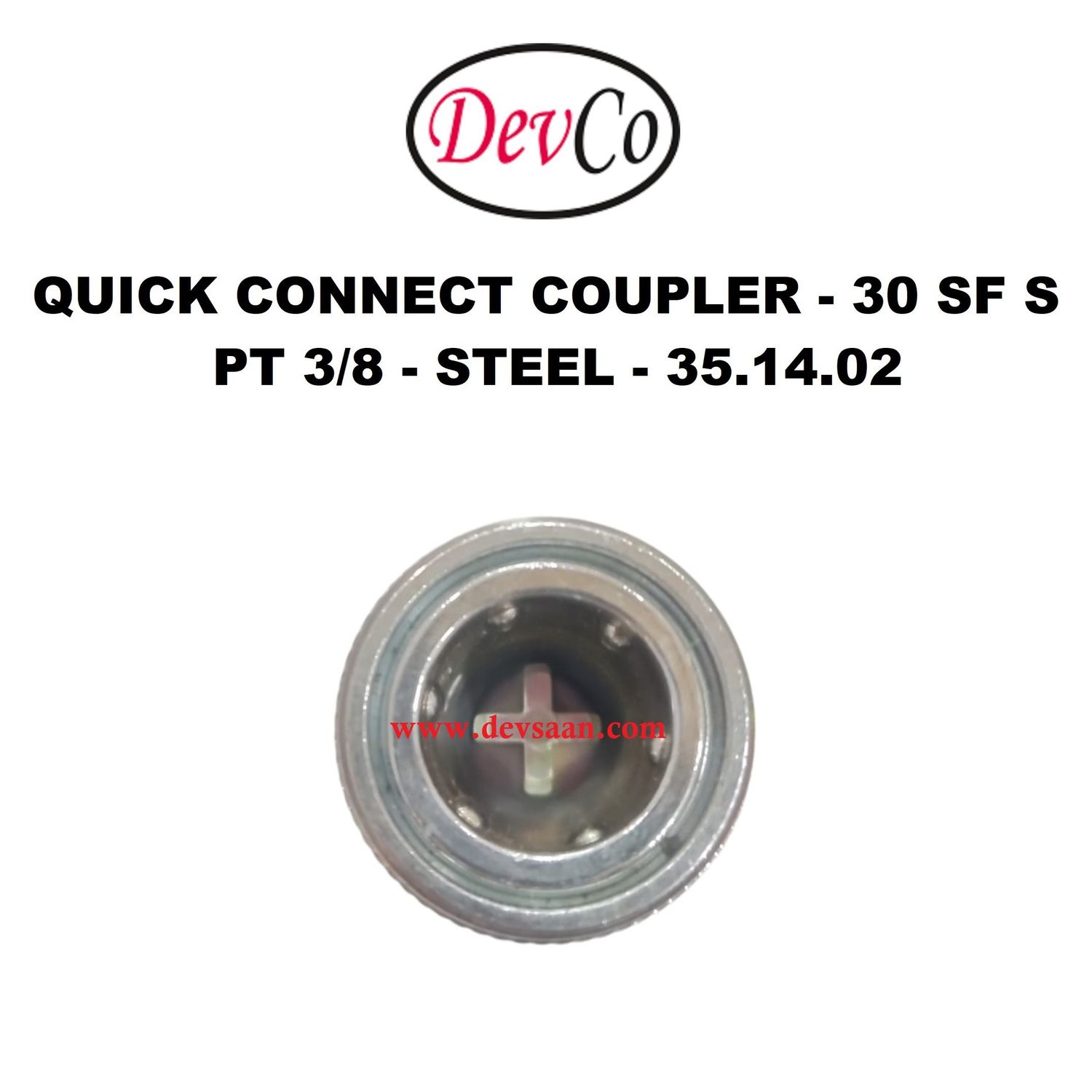 30 SF S Quick Connect Coupler - PT 3/8