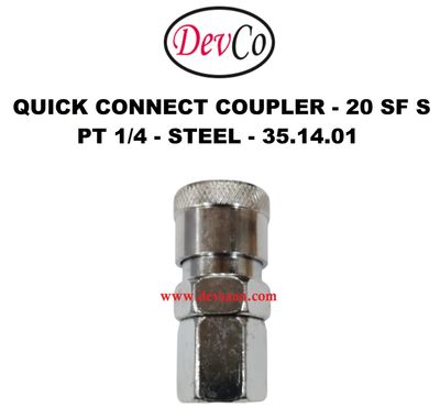 20 SF S Quick Connect Coupler - PT 1/4 20 SF S Quick Connect Coupler - PT 1/4