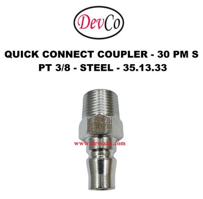 30 PM S Quick Connect Coupler - PT 3/8 30 PM S Quick Connect Coupler - PT 3/8
