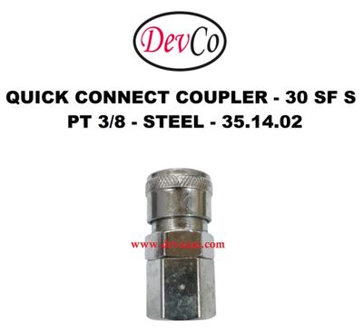 30 SF S Quick Connect Coupler - PT 3/8 30 SF S Quick Connect Coupler - PT 3/8