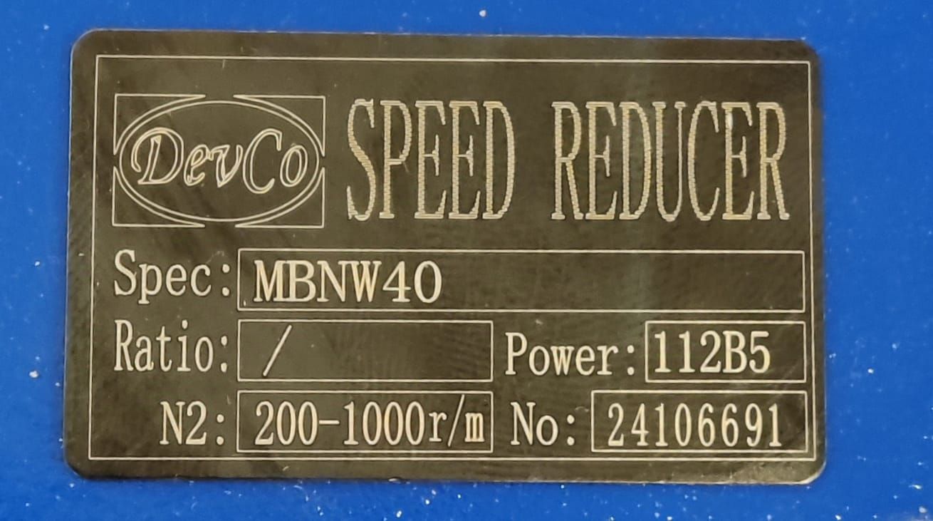 SPEED VARIATOR MBNW-40 - 3 HP &amp; 5.5 HP B3 200~1000 Rpm