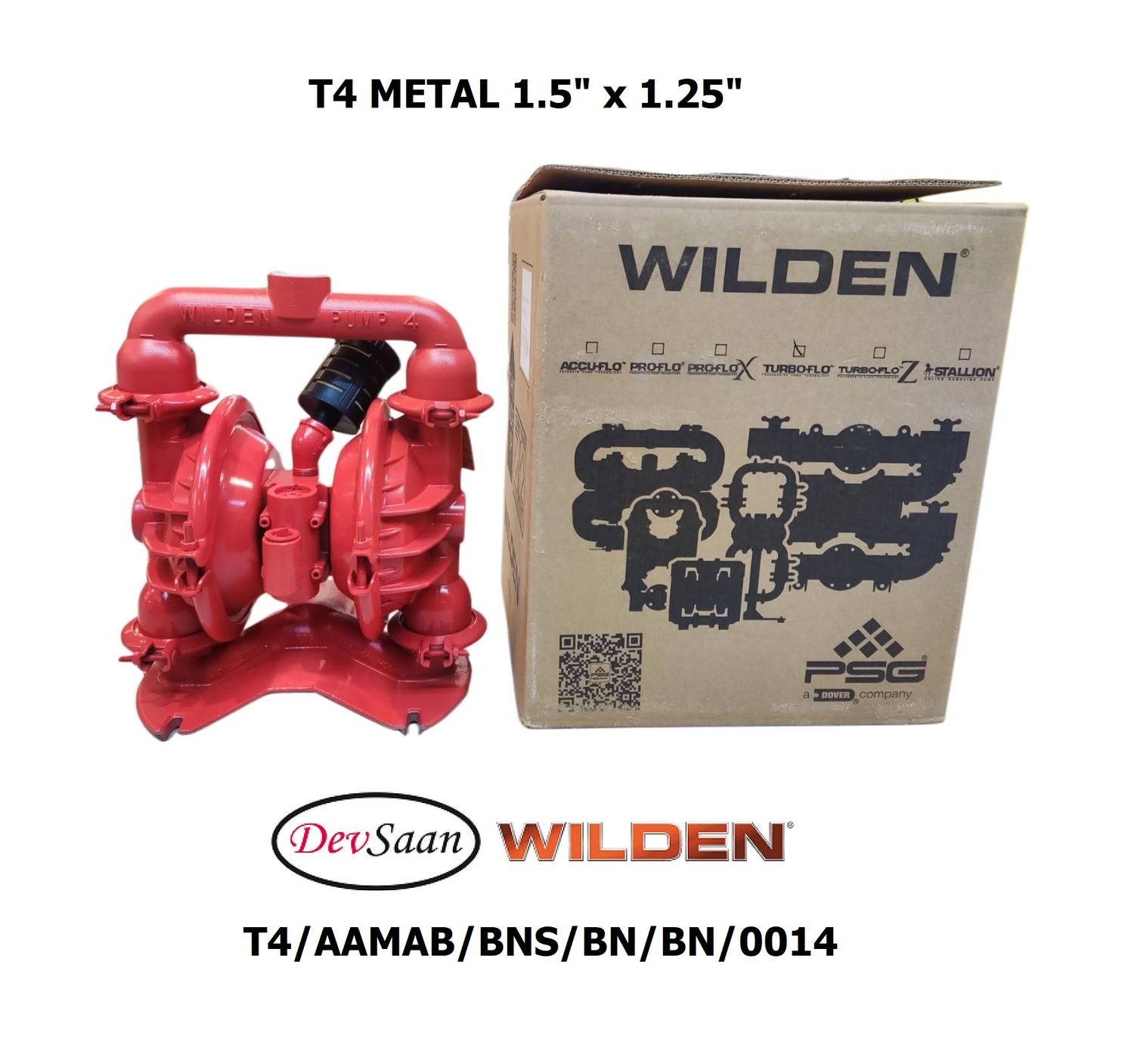 Ball Valve Wilden Pump 1,5" Buna N - 4 Unit