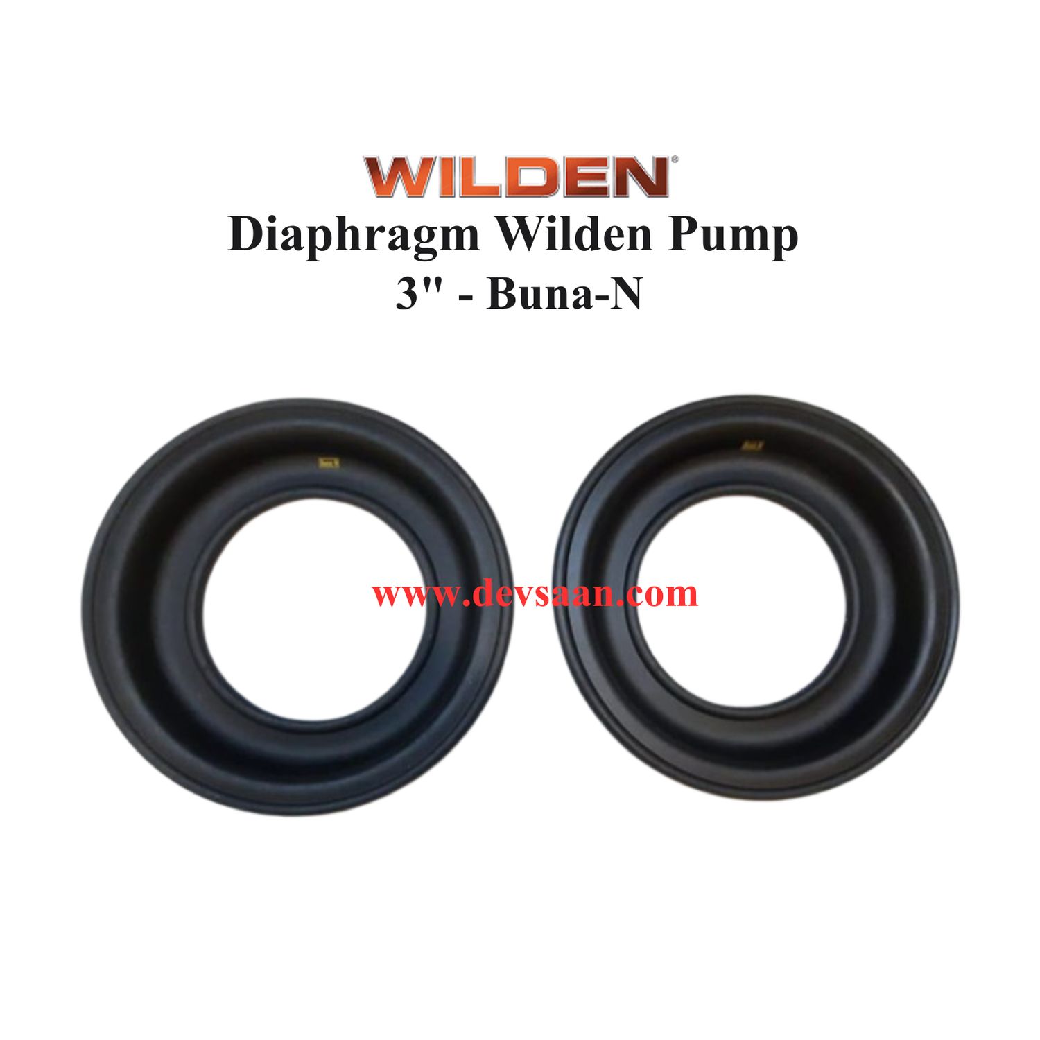 Diaphragm Wilden Pump 3" Buna N - 2 Unit