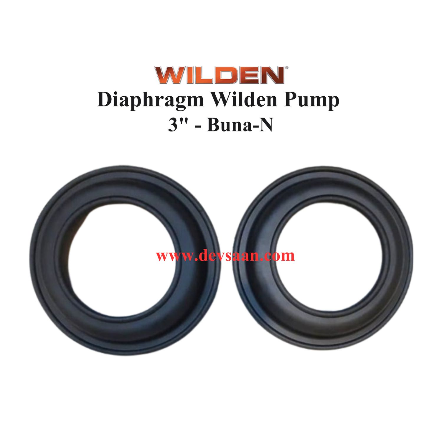 Diaphragm Wilden Pump 3" Buna N - 2 Unit