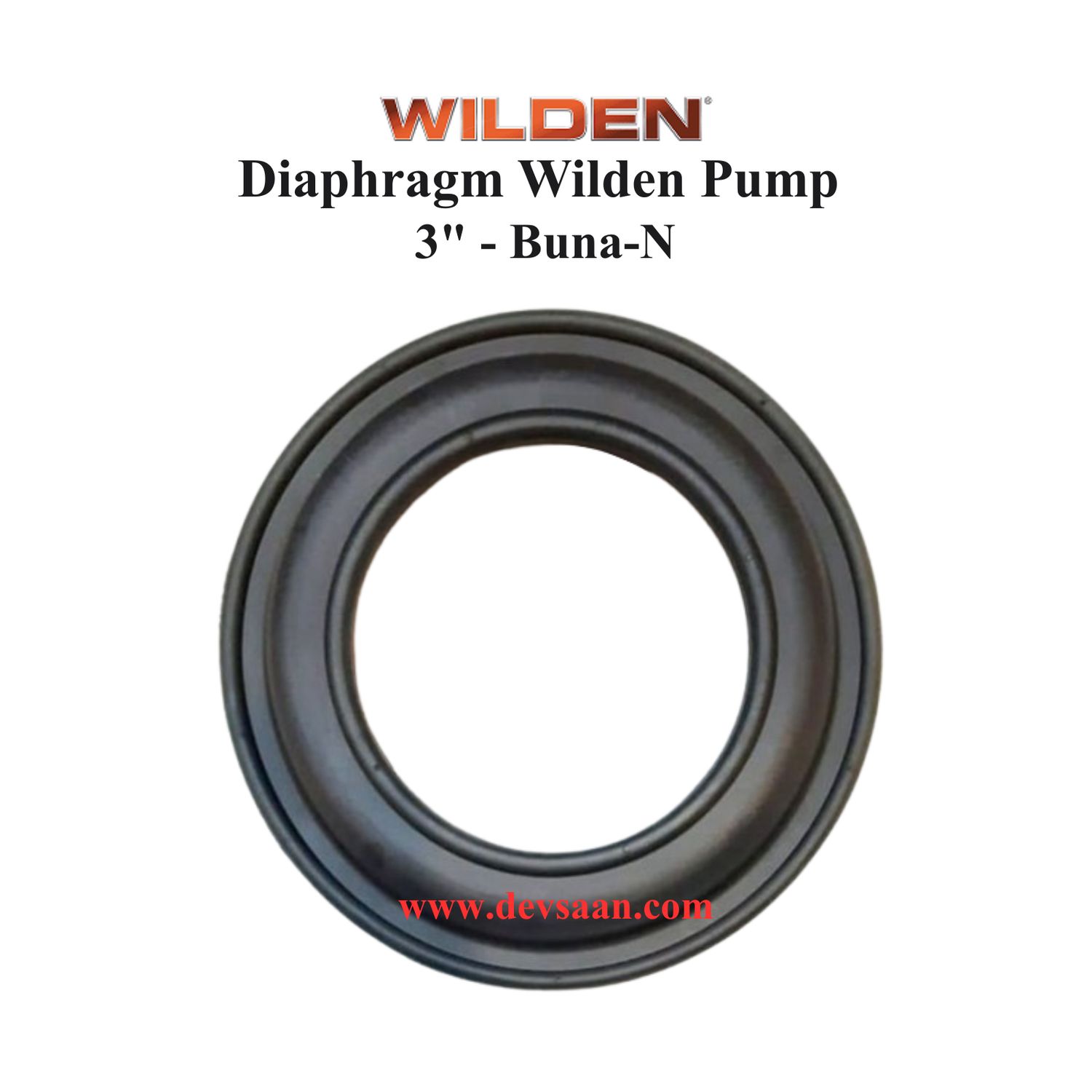 Diaphragm Wilden Pump 3" Buna N - 2 Unit