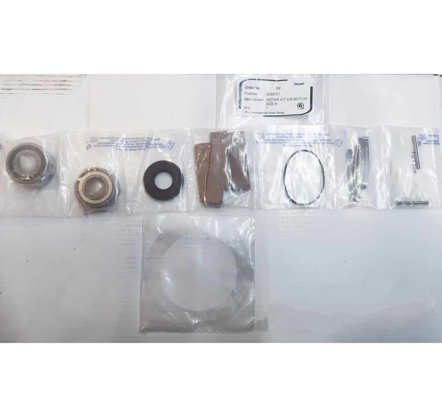 Repair Kit Vane Air Motor 8VMSALEXG