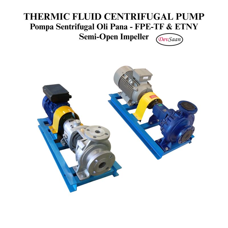 Thermic Fluid (Hot oil) Centrifugal Pump (Complete Set)