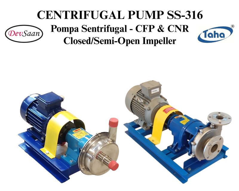 Centrifugal Pump SS-316 (Complete Set)
