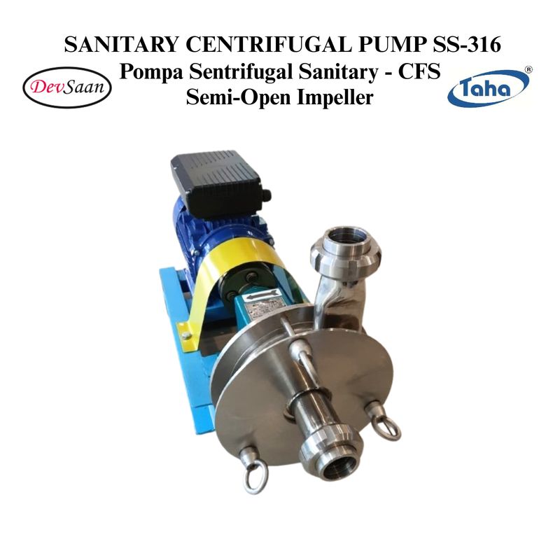 Sanitary Centrifugal Pump SS-316 CFS (Complete Set)