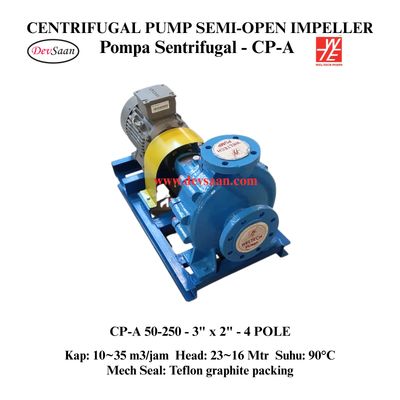 Centrifugal Pump Semi-Open Impeller CP-A 50-250 Pompa Sentrifugal (Complete Set) 4pole