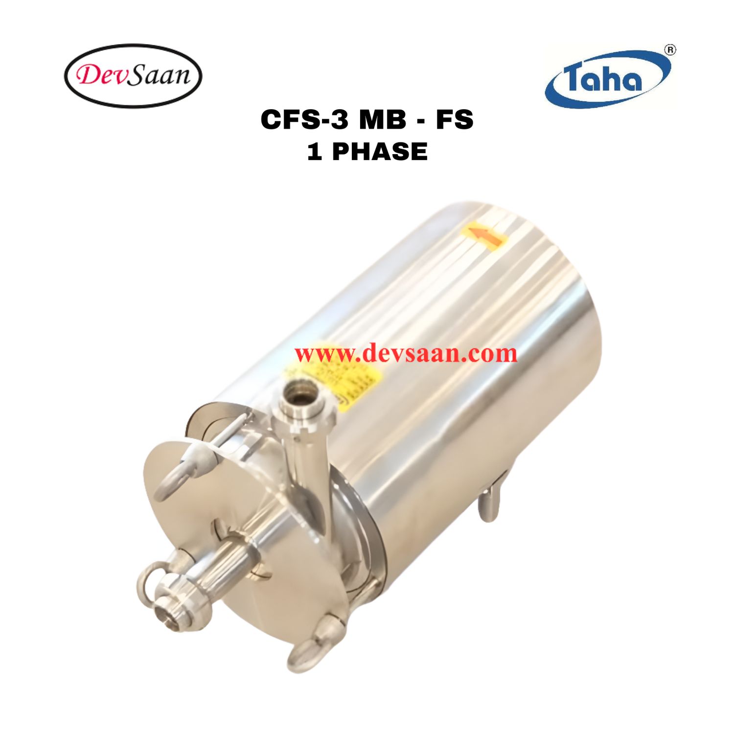 Sanitary Centrifugal Pump SS-316 CFS-3 FS - 1 Phase Pompa Sanitary