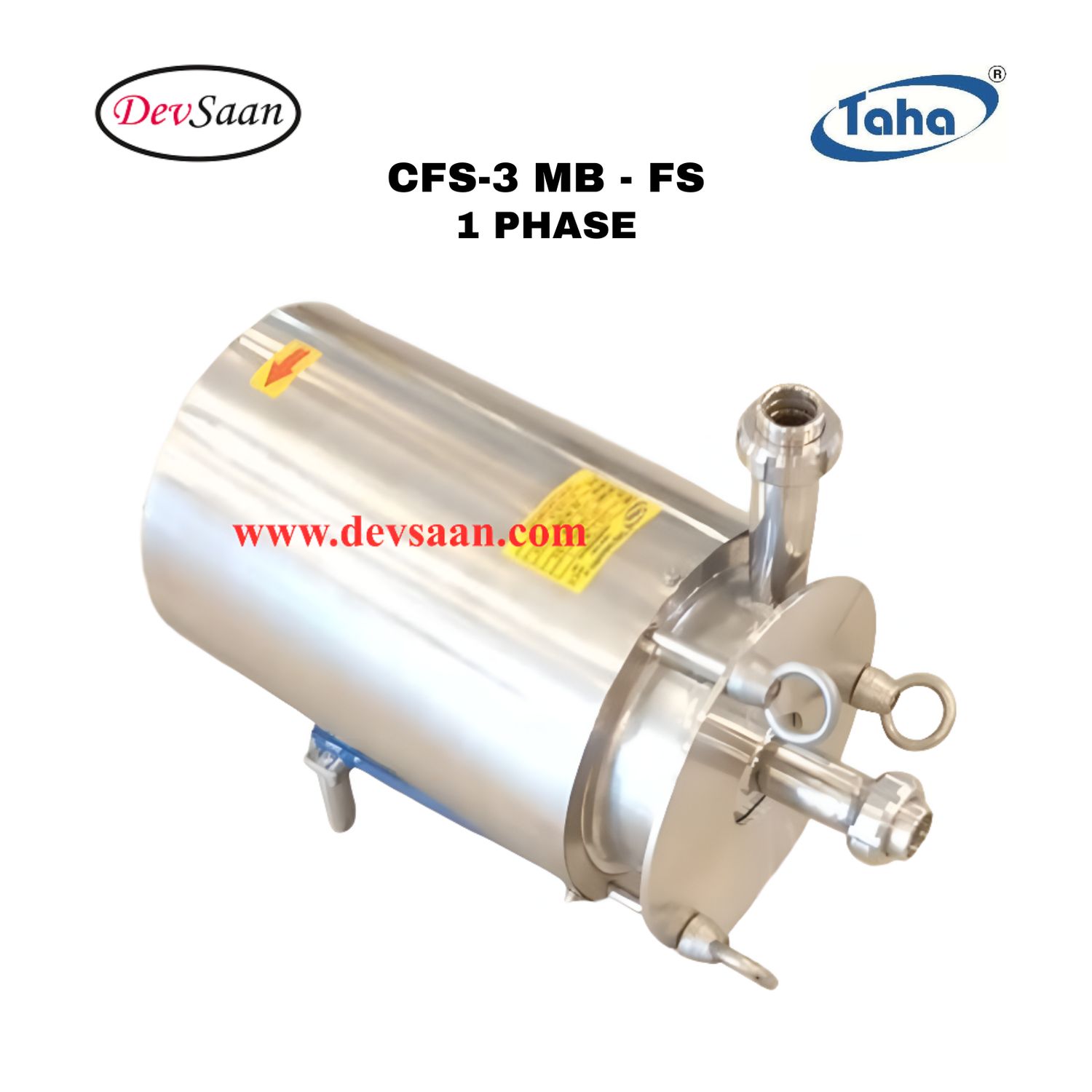 Sanitary Centrifugal Pump SS-316 CFS-3 FS - 1 Phase Pompa Sanitary