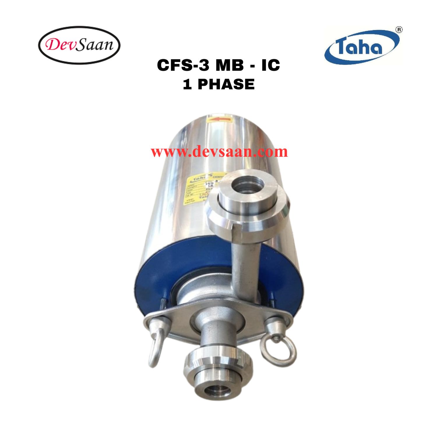 Sanitary Centrifugal Pump SS-316 CFS-3 IC - 1 Phase Pompa Sanitary