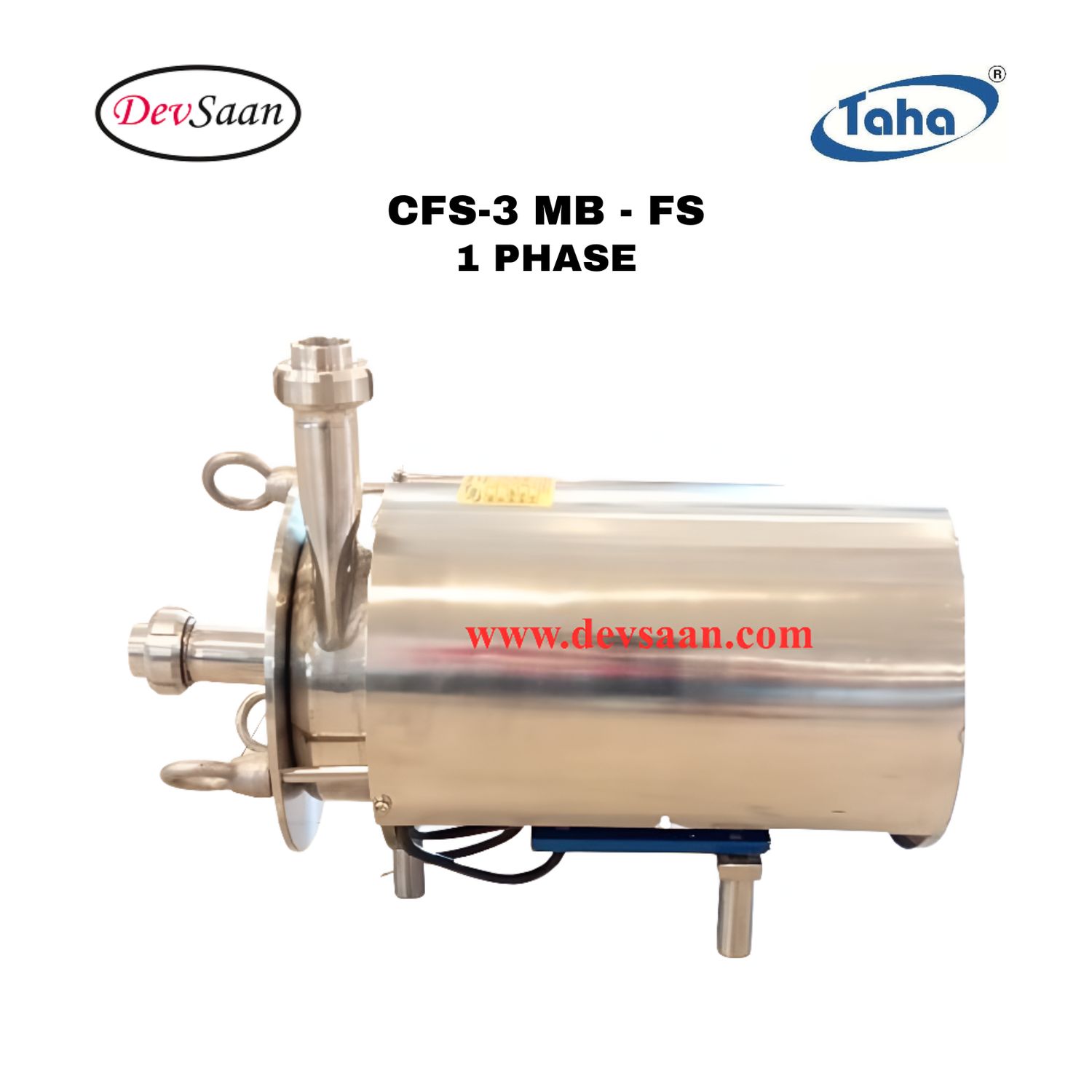 Sanitary Centrifugal Pump SS-316 CFS-3 FS - 1 Phase Pompa Sanitary