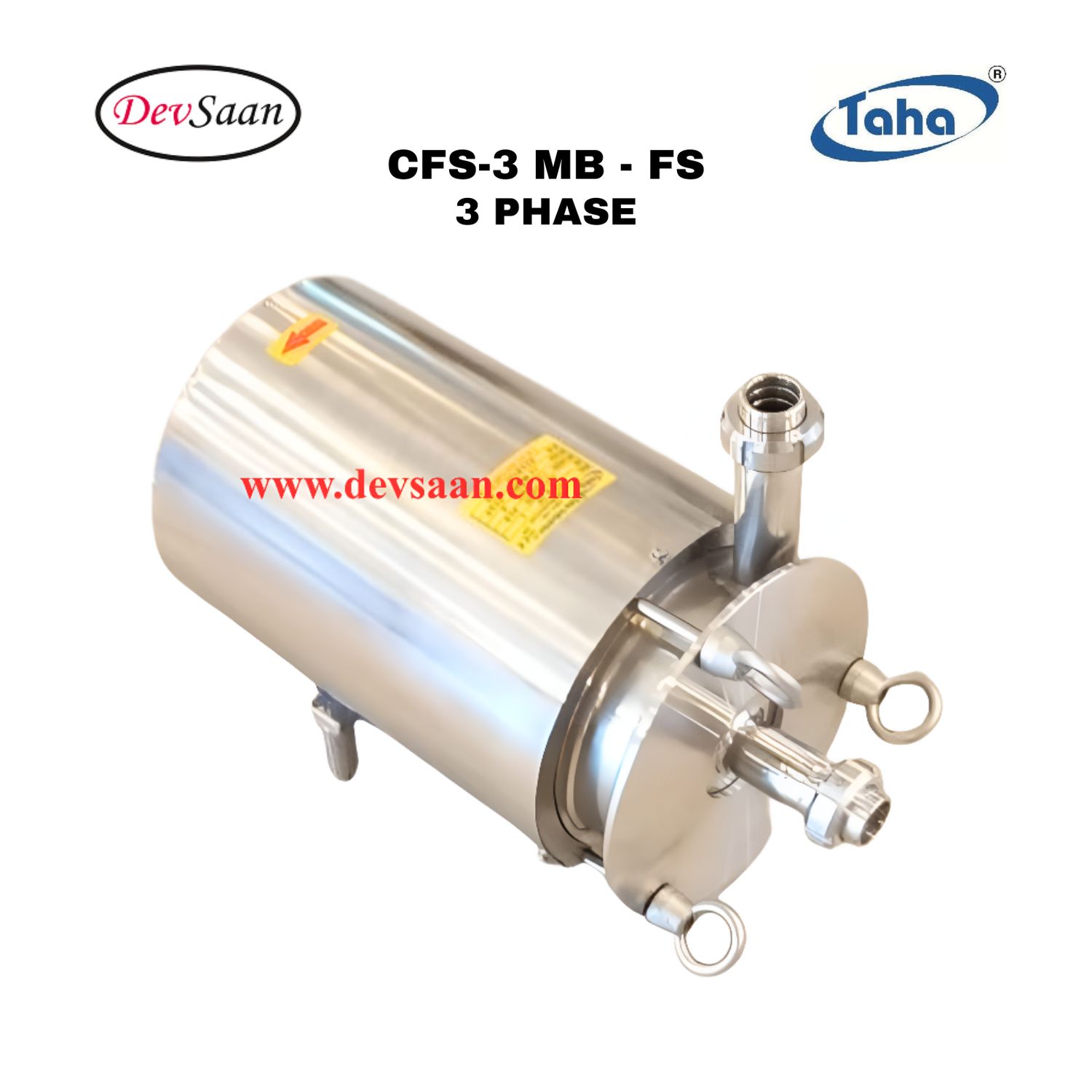 Sanitary Centrifugal Pump SS-316 CFS-3 FS - 3 Phase Pompa Sanitary