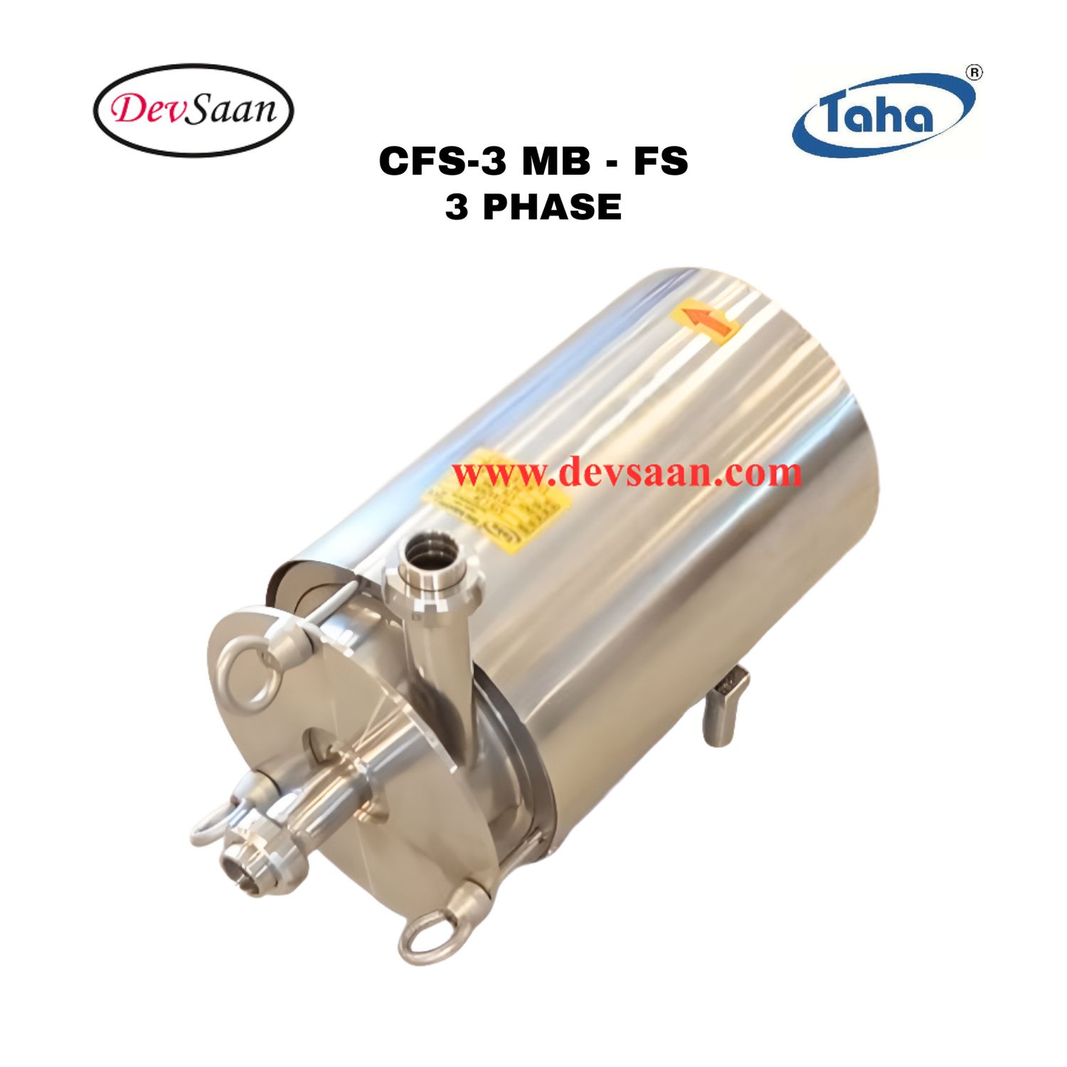 Sanitary Centrifugal Pump SS-316 CFS-3 FS - 3 Phase Pompa Sanitary