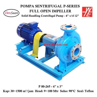 Solid Handling Centrifugal Pump P 80-265 Pompa Sentrifugal (Complete Set) 2pole