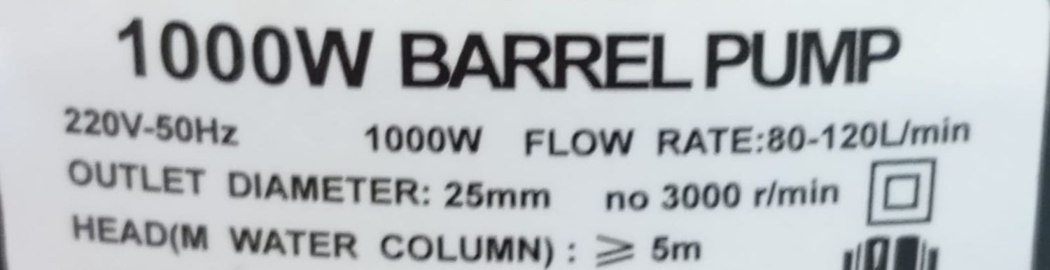 Drum Pump Aluminium DDP 1000 AL Pompa Drum