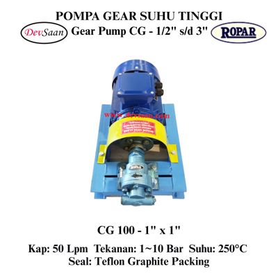 Gear Pump Helikal CG 100 Pompa Roda Gigi (Complete Set) 4pole Gear Pump Helikal CG 100 Pompa Roda Gigi (Complete Set) 4pole