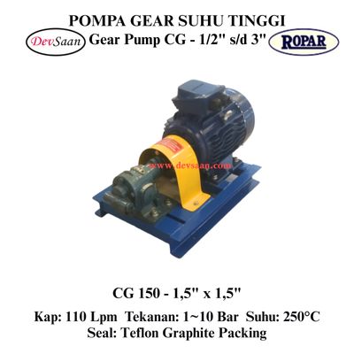 Gear Pump Helikal CG 150 Pompa Roda Gigi (Complete Set) 4pole Gear Pump Helikal CG 150 Pompa Roda Gigi (Complete Set) 4pole