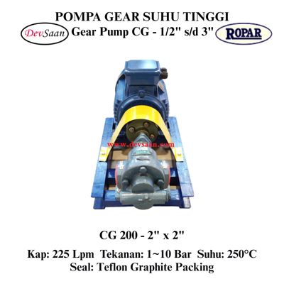 Gear Pump Helikal CG 200 Pompa Roda Gigi (Complete Set) 4pole Gear Pump Helikal CG 200 Pompa Roda Gigi (Complete Set) 4pole