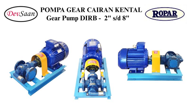 Gear Pump Rotari DIRB Terkopel