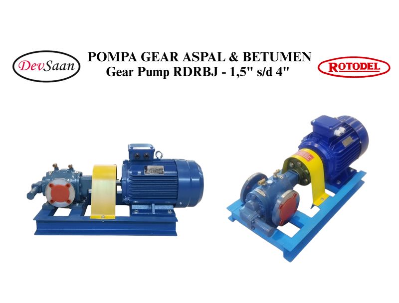 Gear Pump Rotari Jacket RDRBJ Terkopel
