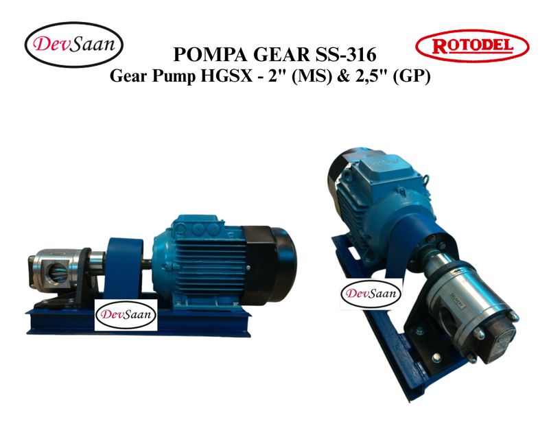 Gear Pump SS-316 HGSX Terkopel