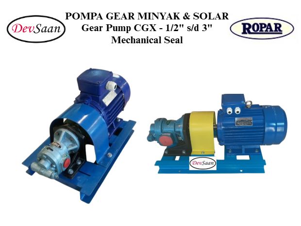 Gear Pump Helikal CGX Terkopel