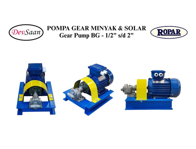 Gear Pump Helikal BG Terkopel