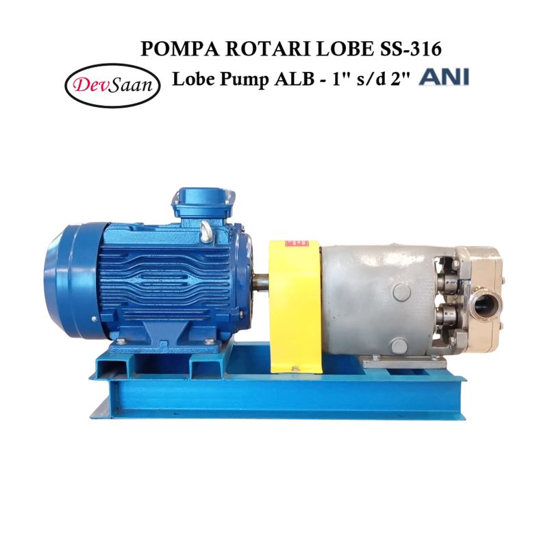 Rotary Lobe Pump SS-316 ALB Complete Set