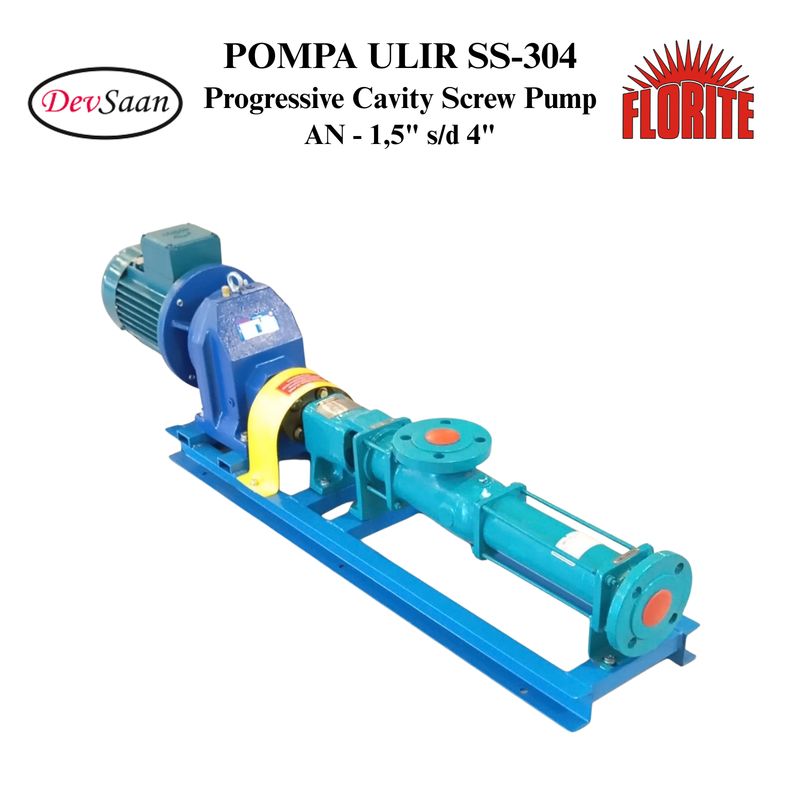 Pompa Ulir AN - SS-304 Hypalon Komplit Set
