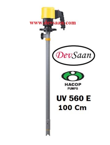 Drum Pump Polypropylene UV 560 E Pompa Drum 100 Cm