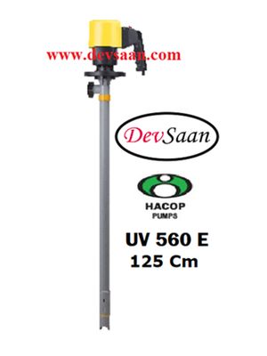 Drum Pump Polypropylene UV 560 E Pompa Drum 125 Cm