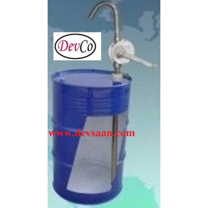 SS-304 Rotary Hand Operated Drum Pump DDP SS34 HO 1"