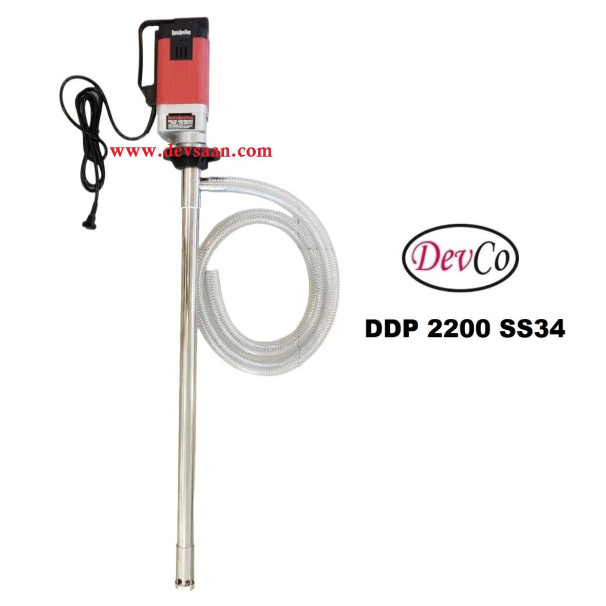 Drum Pump SS-304 DDP 2200 SS34 Pompa Drum