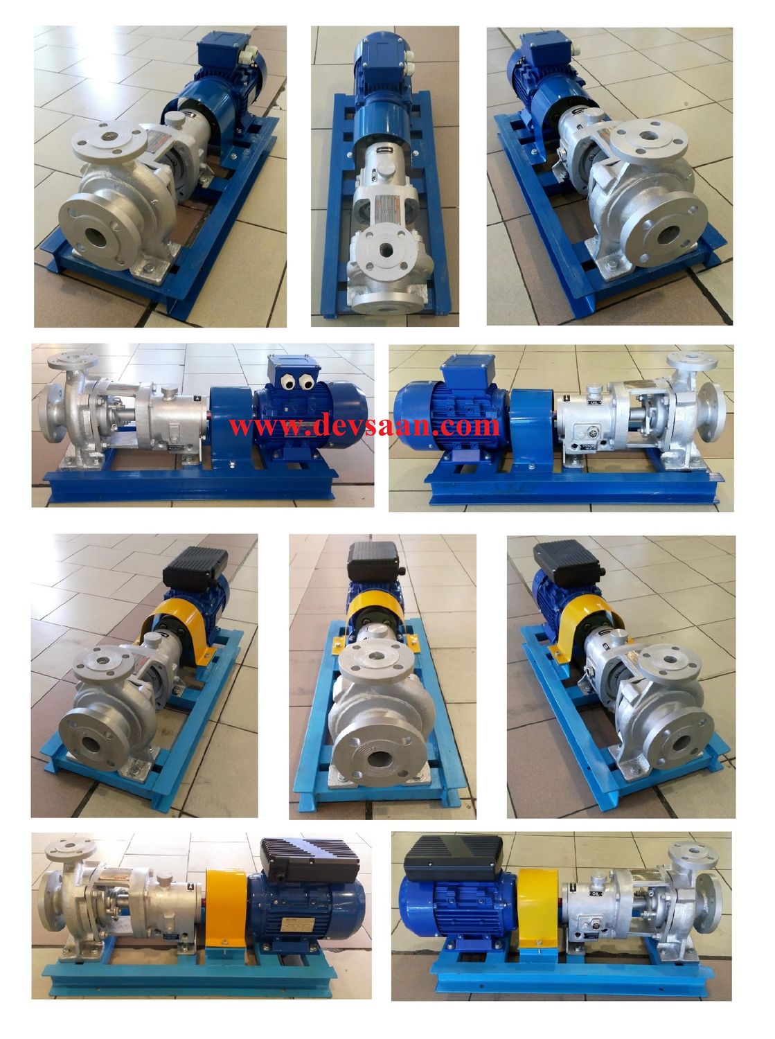 Thermic Fluid Pump FPE-TF 25-125 Pompa Sentrifugal Oli Panas