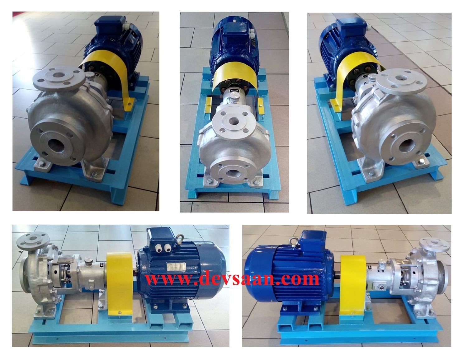 Thermic Fluid Pump FPE-TF 65-200 Pompa Sentrifugal Oli Panas