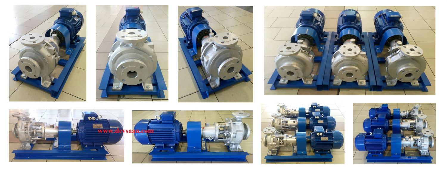 Thermic Fluid Pump FPE-TF 50-200 Pompa Sentrifugal Oli Panas