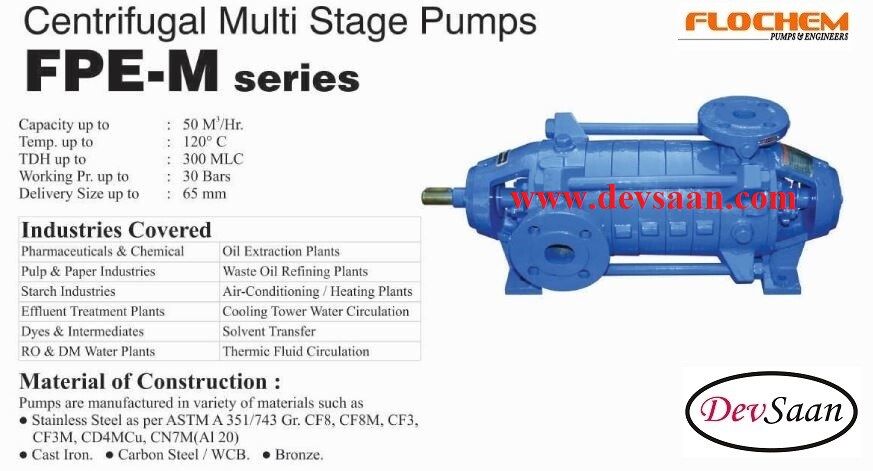 Centrifugal Multistage Pump FPE-M 32-5 Pompa Multistage