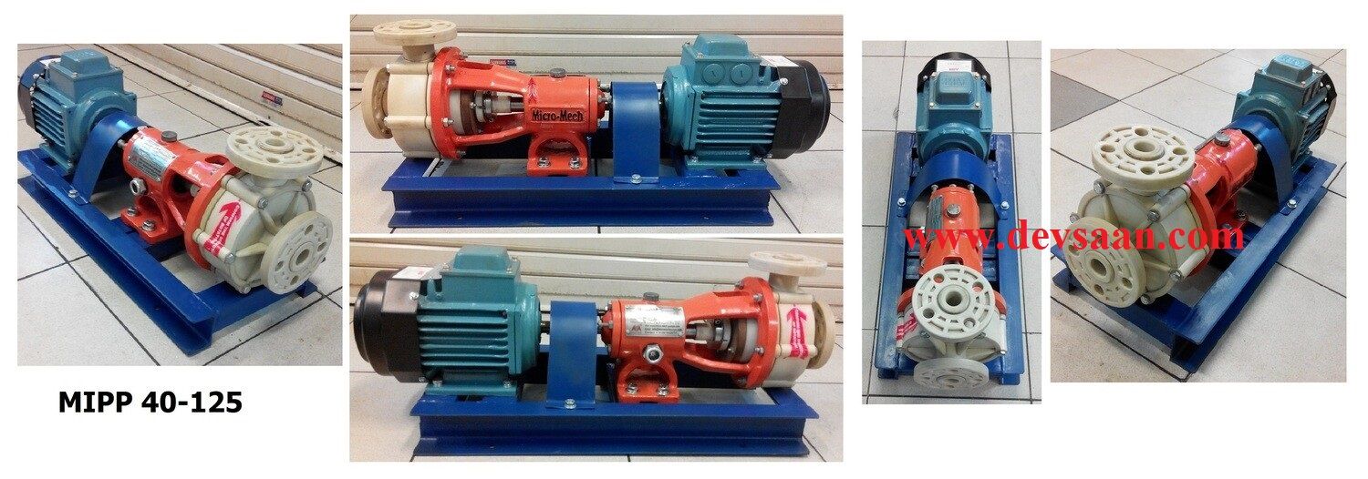 Centrifugal Pump Polypropylene MIPP 40-125 Pompa Sentrifugal