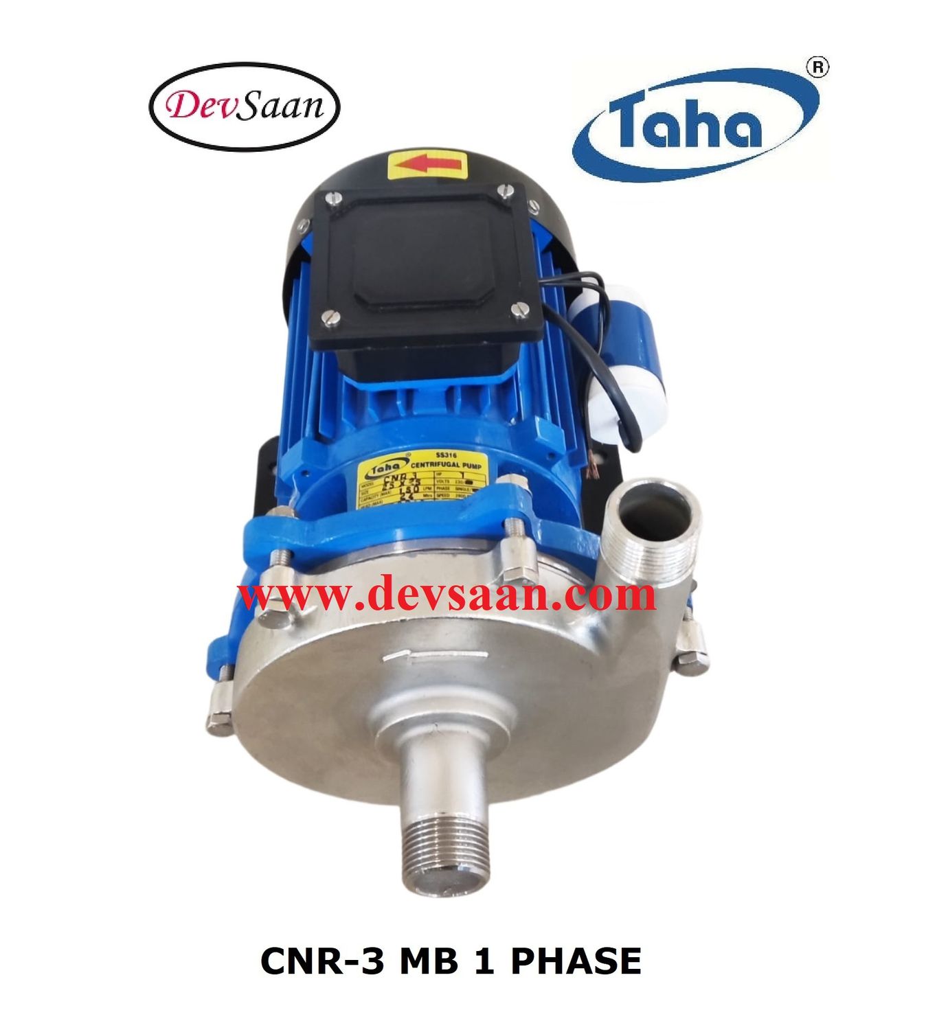 Centrifugal Pump SS-316 CNR-3 MB 1 Fase Pompa Sentrifugal Monoblok