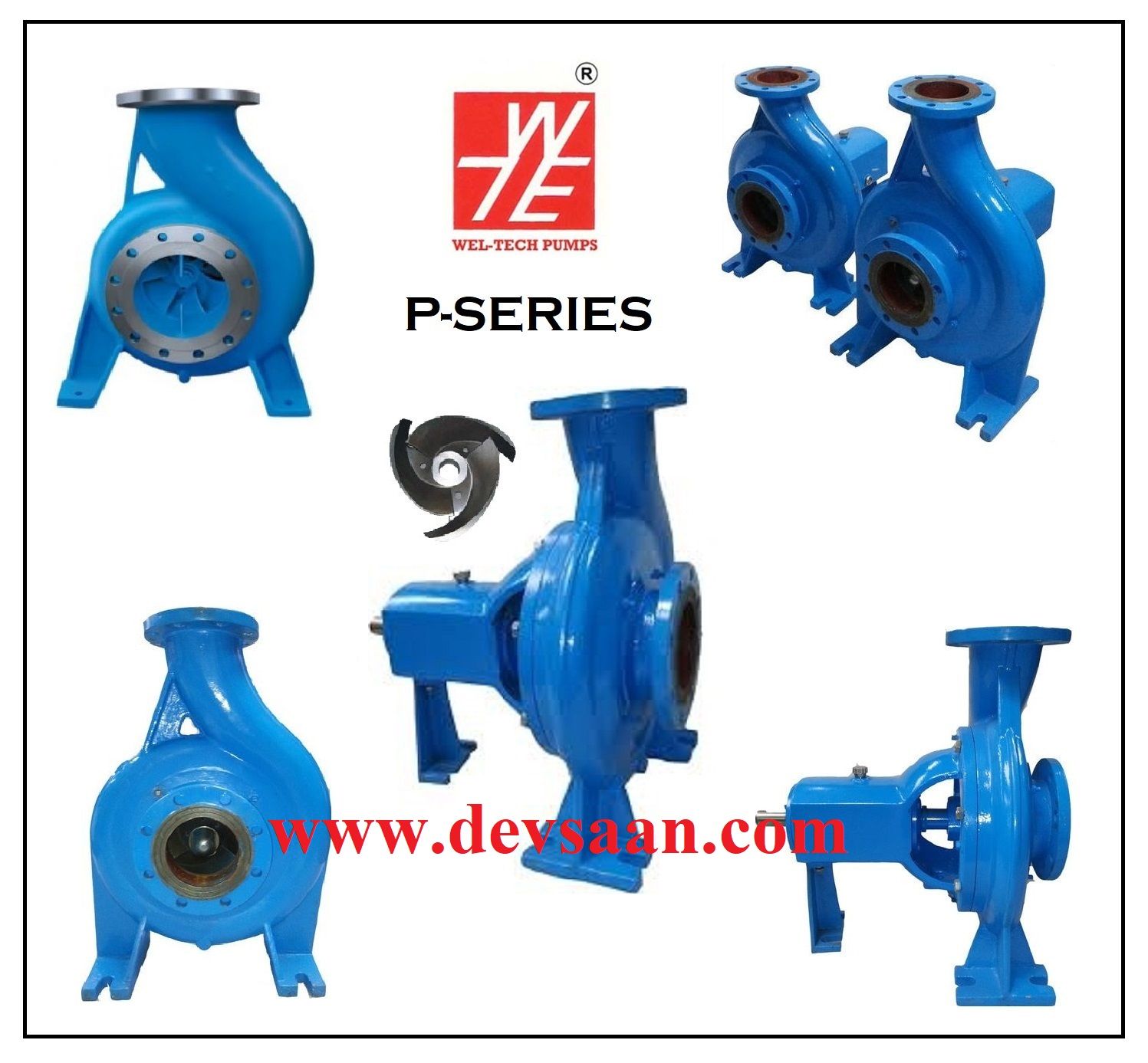 Solid Handling Centrifugal Pump P 100-350 Pompa Sentrifugal