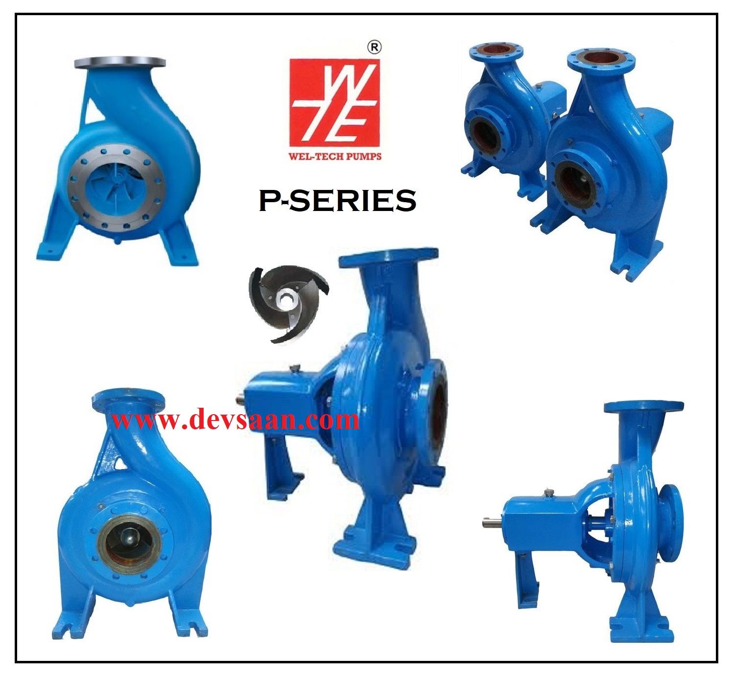 Solid Handling Centrifugal Pump P 80-265 Pompa Sentrifugal