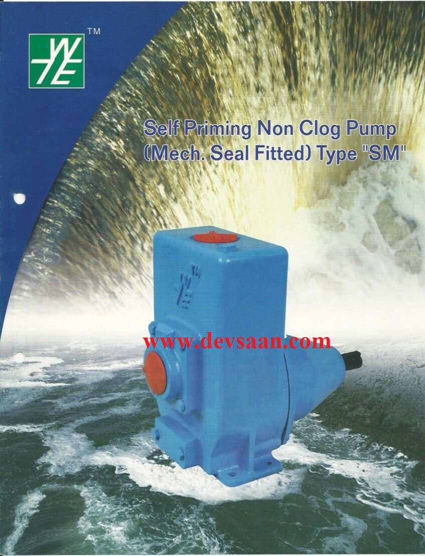 Self Priming Non Clog Pump SM 32-160 Pompa Transfer