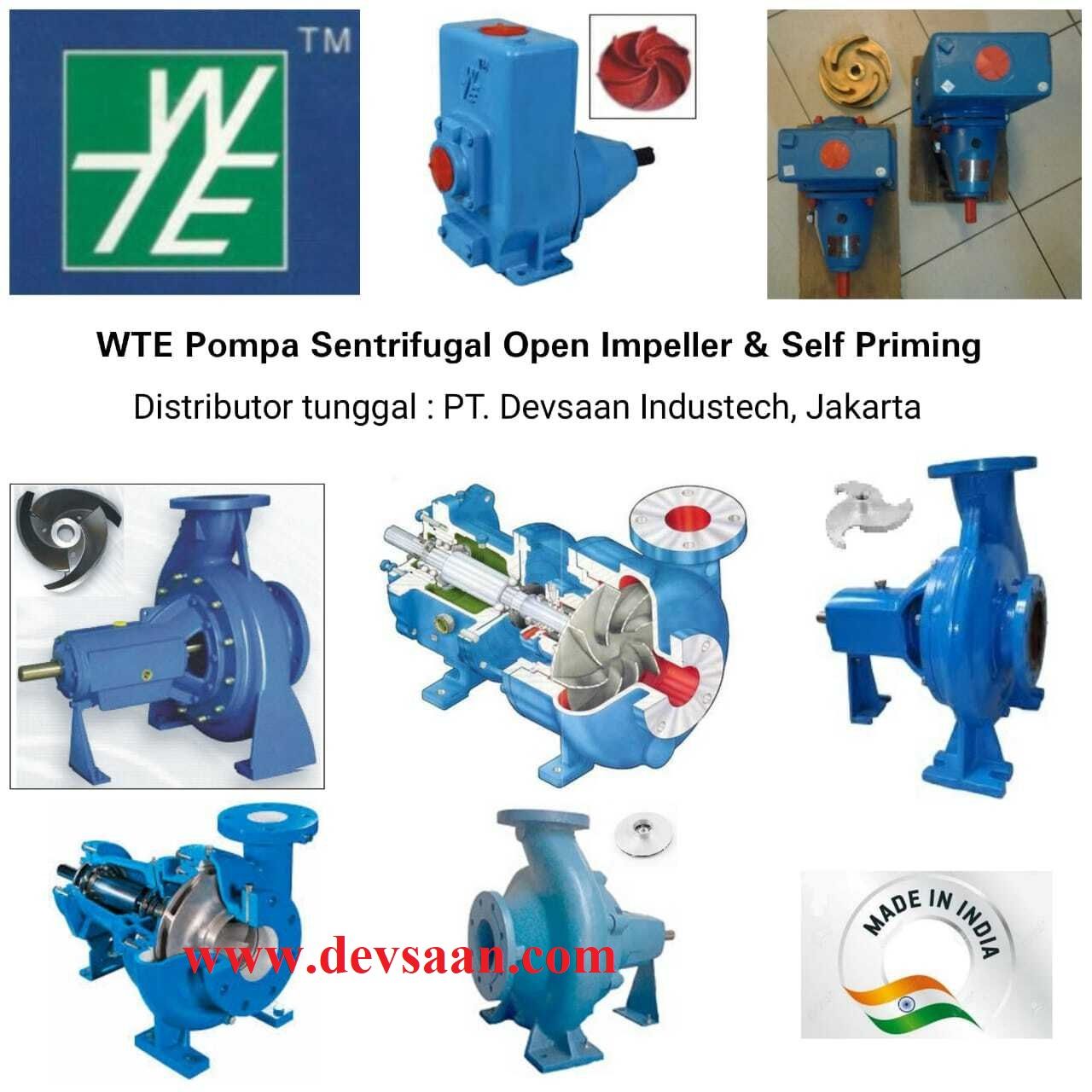 SS-316 Centrifugal Pump End Suction CPC 32-160 Pompa Sentrifugal