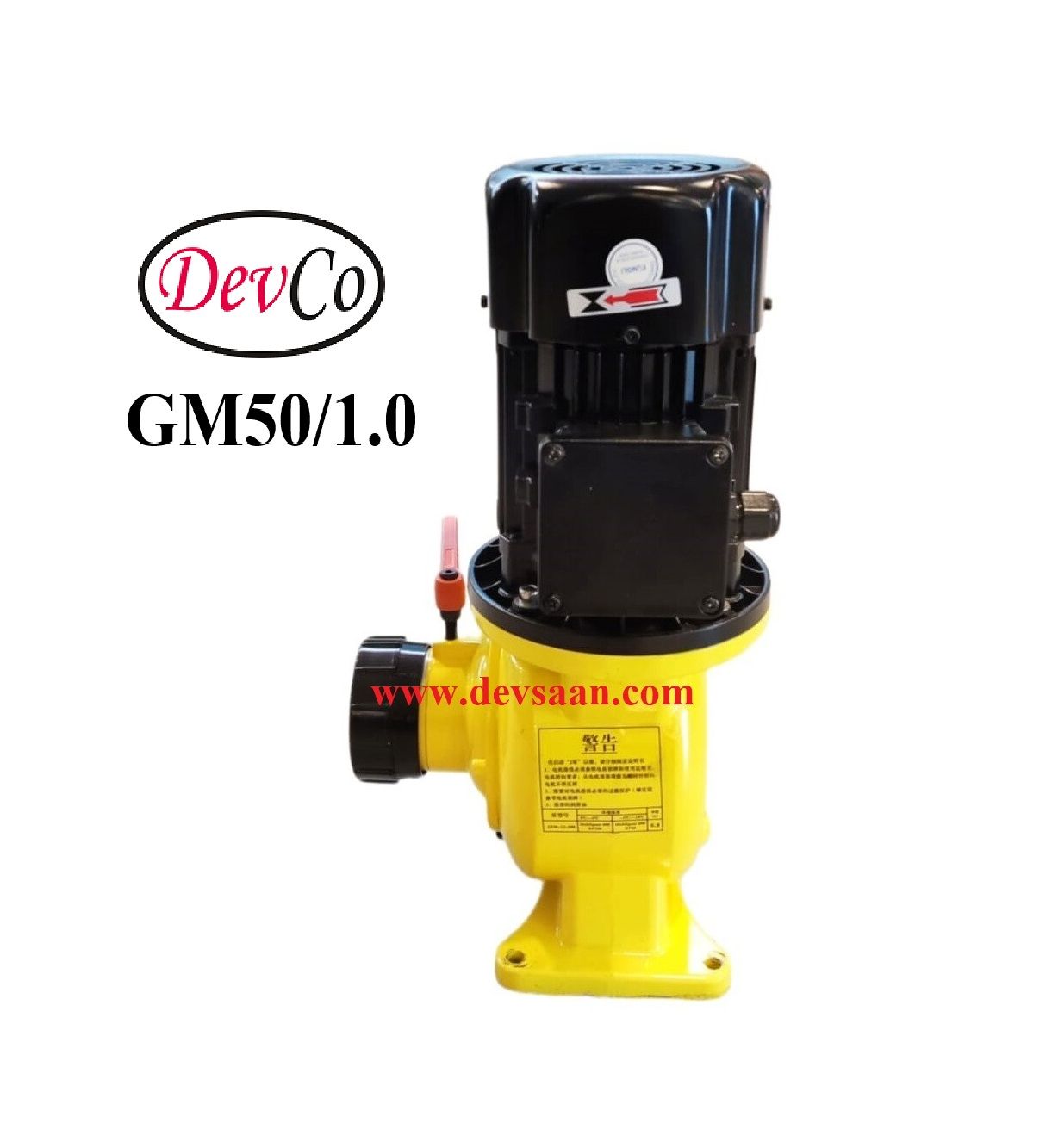 Pompa Dosing GM PVC Mechanical Diaphragm Metering Pump 50 LPH