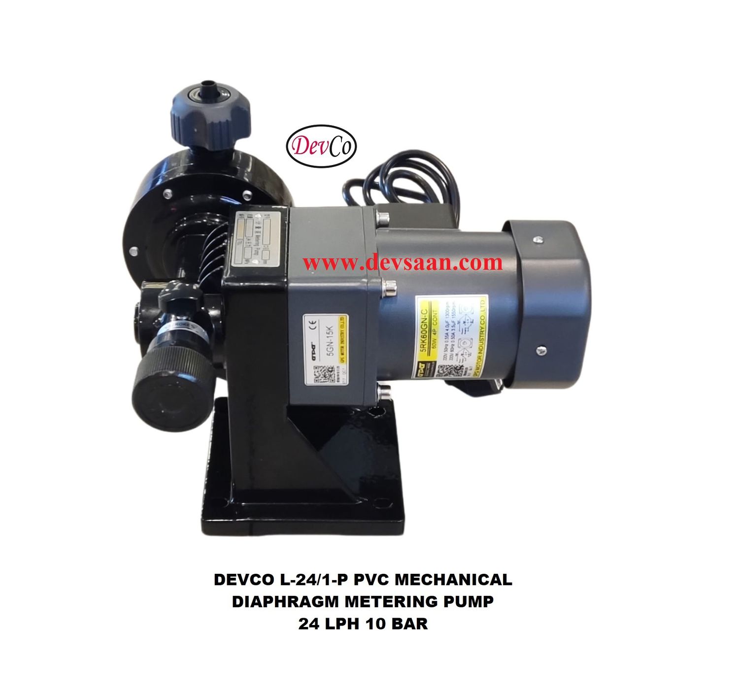 Pompa Dosing L-24-1-P Mechanical Diaphragm Metering Pump