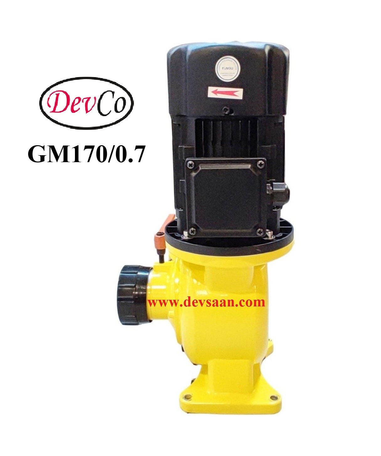 Pompa Dosing GM PVC Mechanical Diaphragm Metering Pump 170 LPH